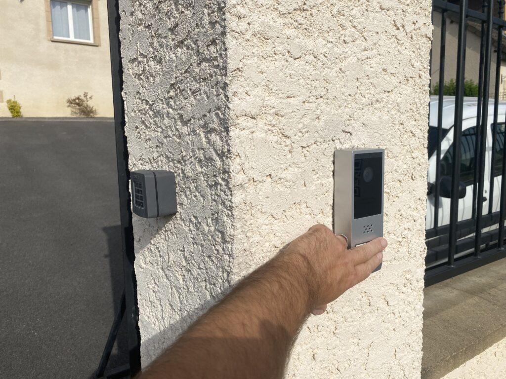 Interphone video wifi portail Deville ardennes